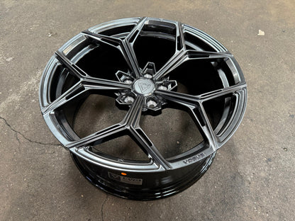 New 19X8.5 ET40 Vogue VWF 128 Rim (4 wheel) Hyper Black 5X108