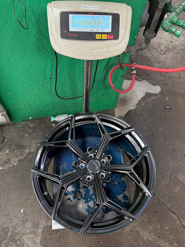 New 19X8.5 ET40 Vogue VWF 128 Rim (4 wheel) Hyper Black 5X108