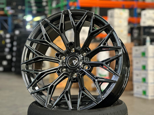 New 20X9 ET15 Vogue VWF13 SUV Rim (4 wheel) Hyper Black 6X139.7