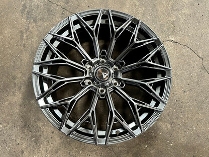 New 20X9 ET15 Vogue VWF13 SUV Rim (4 wheel) Hyper Black 6X139.7