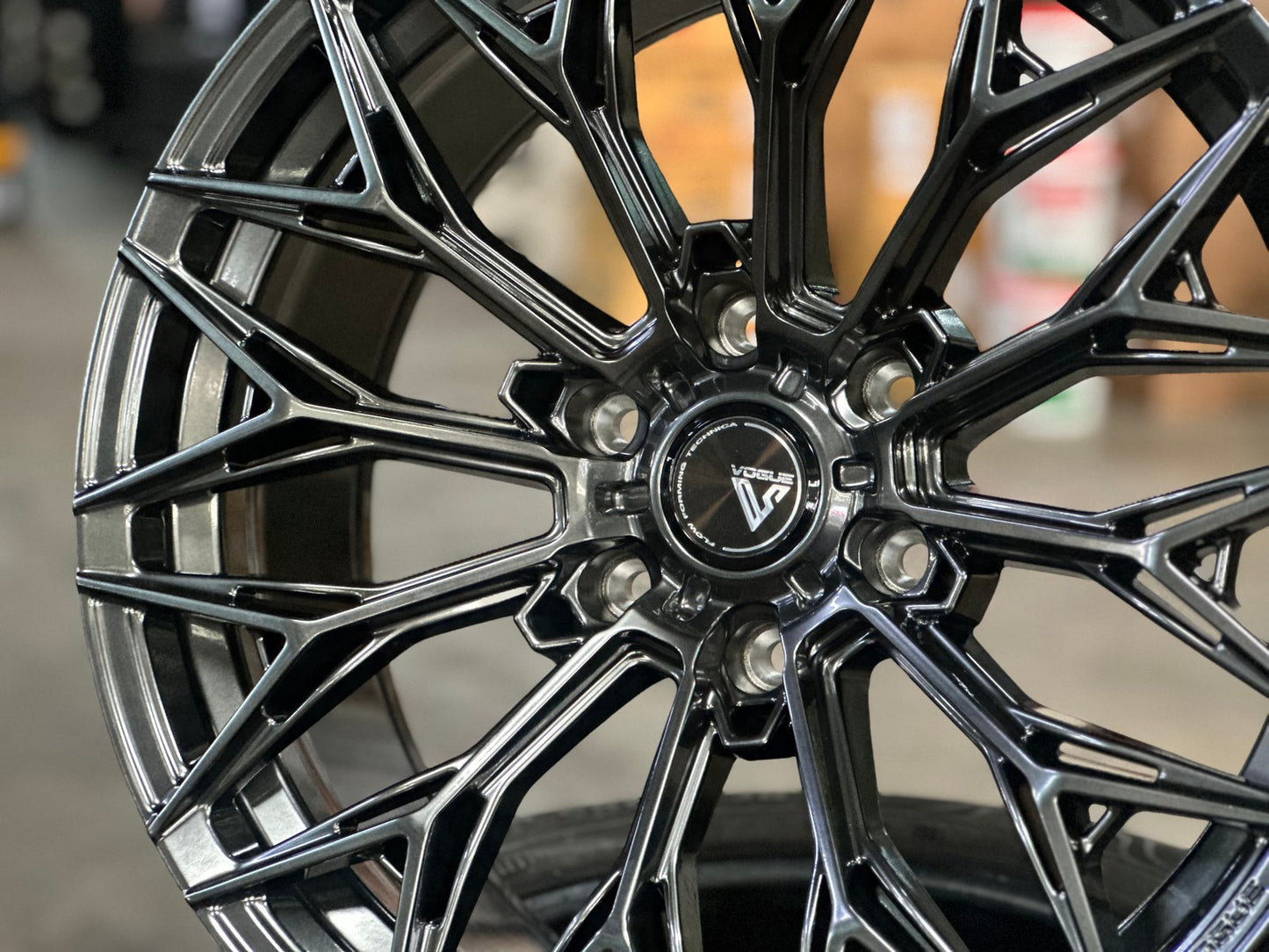 New 20X9 ET15 Vogue VWF13 SUV Rim (4 wheel) Hyper Black 6X139.7
