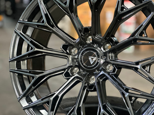 New 20X9 ET15 Vogue VWF13 SUV Rim (4 wheel) Hyper Black 6X139.7