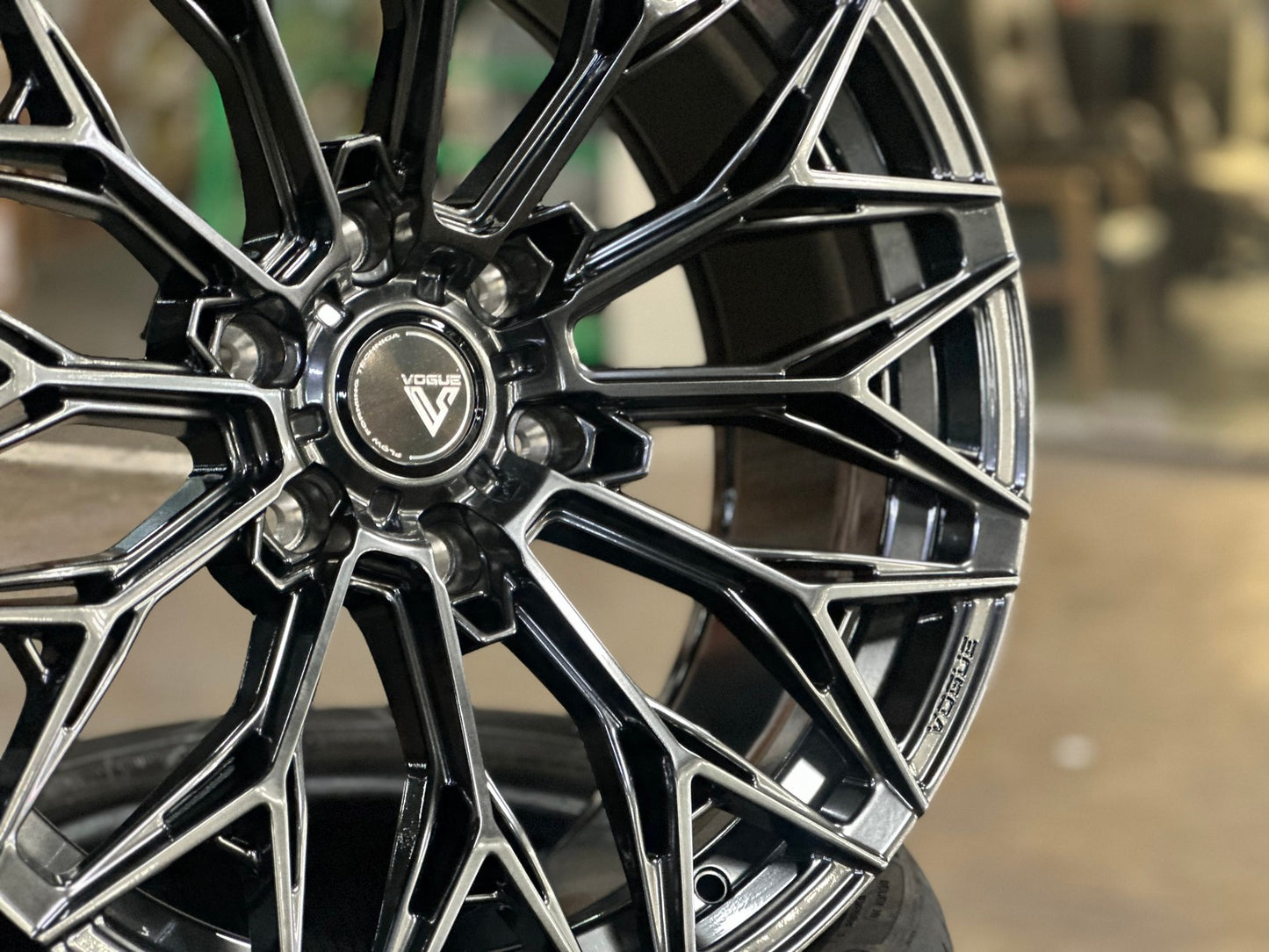 New 20X9 ET15 Vogue VWF13 SUV Rim (4 wheel) Hyper Black 6X139.7