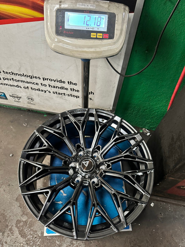 New 20X9 ET15 Vogue VWF13 SUV Rim (4 wheel) Hyper Black 6X139.7