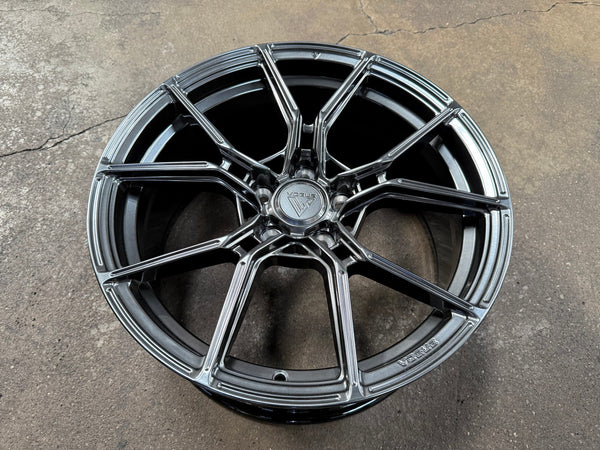 New 18X8.5 ET40 Vogue VWF168 Rim (4 wheel) Hyper Black 5X112