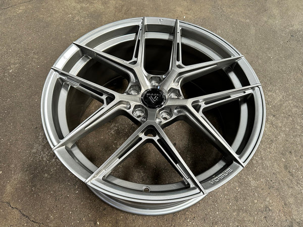 New 20X9 ET38 Vogue VWF19 Rim (4 wheel) Gloss Silver 5X120