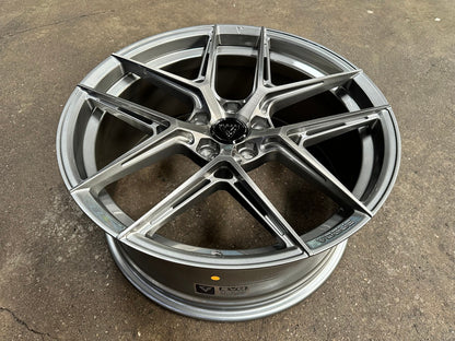 New 20X9 ET38 Vogue VWF19 Rim (4 wheel) Gloss Silver 5X120