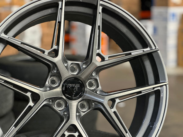 New 20X9 ET38 Vogue VWF19 Rim (4 wheel) Gloss Silver 5X120