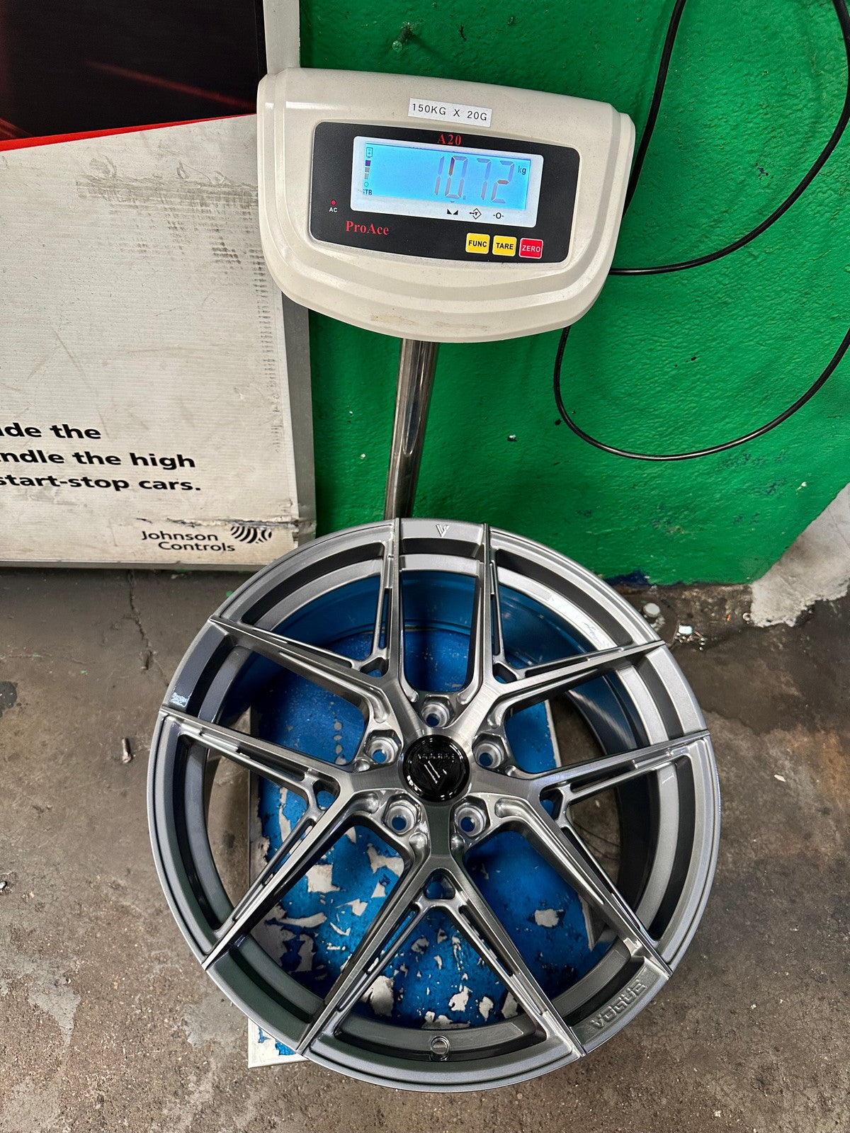 New 20X9 ET38 Vogue VWF19 Rim (4 wheel) Gloss Silver 5X120