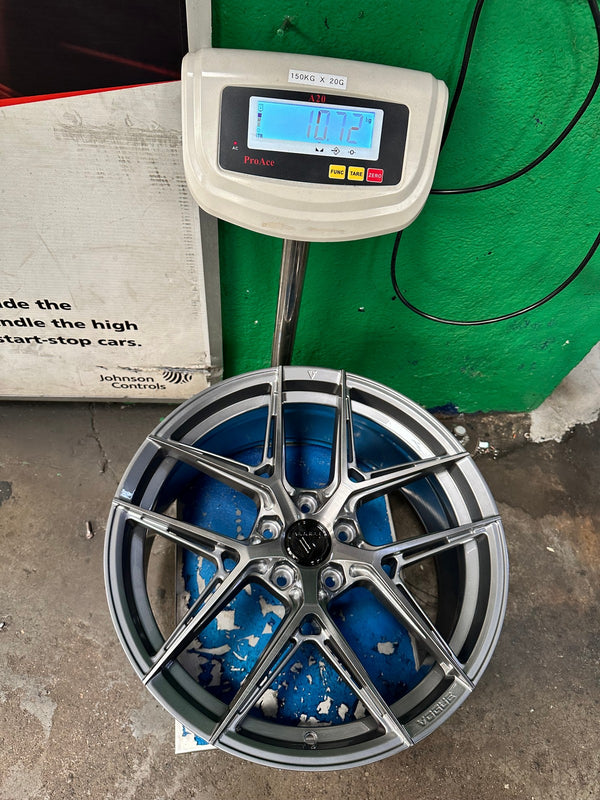 New 20X9 ET38 Vogue VWF19 Rim (4 wheel) Gloss Silver 5X120