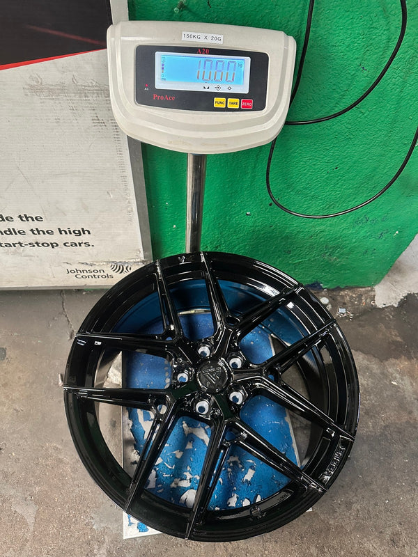 New 20X9 ET38 Vogue VWF19 Rim (4 wheel) Gloss Black 5X120