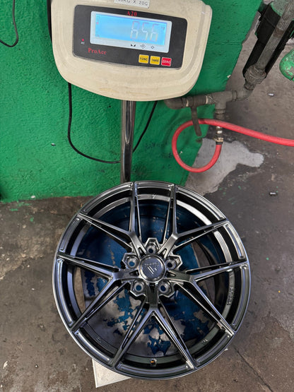 New 18X8.5 ET35 Vogue VWF218 Rim (4 wheel) Hyper Black 5X112