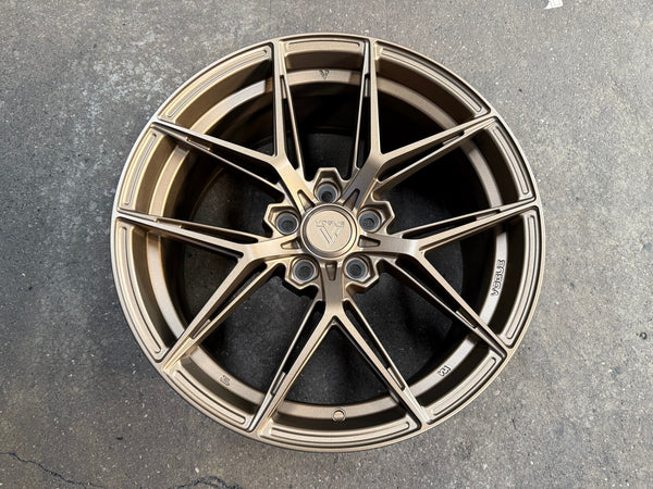 New 18X8.5 ET35 Vogue VWF218 Rim (4 wheel) Matt Bronze 5X114.3