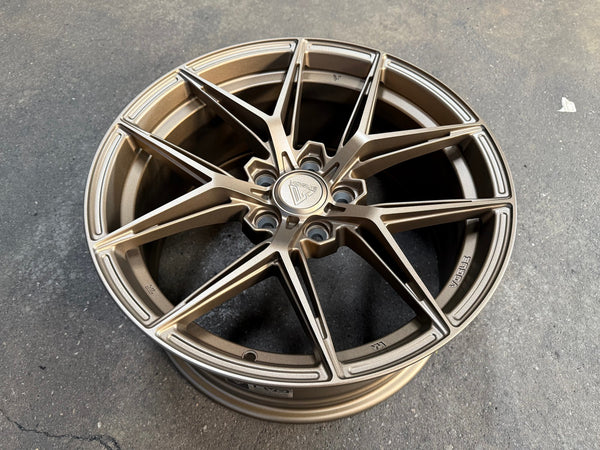 New 18X8.5 ET35 Vogue VWF218 Rim (4 wheel) Matt Bronze 5X114.3