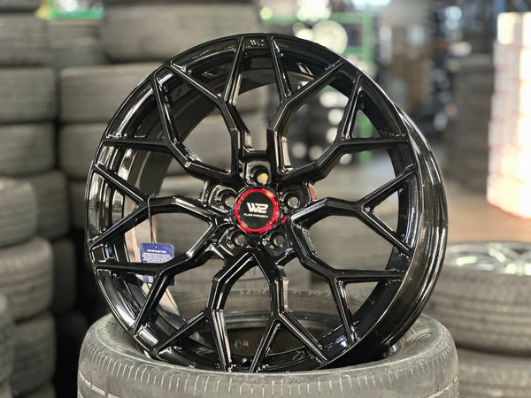 New 18X8 ET35 W2 Rim (4 wheel) Gloss Black 5X100