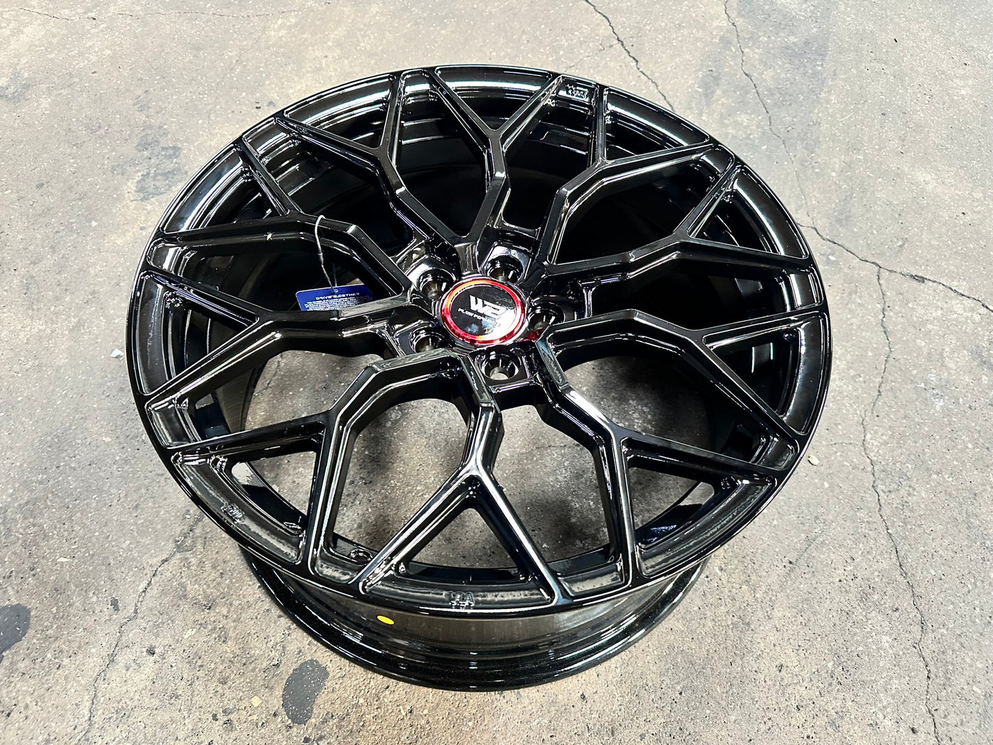 New 18X8 ET35 W2 Rim (4 wheel) Gloss Black 5X100