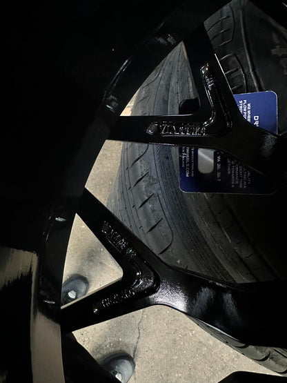 New 18X8 ET35 W2 Rim (4 wheel) Gloss Black 5X100