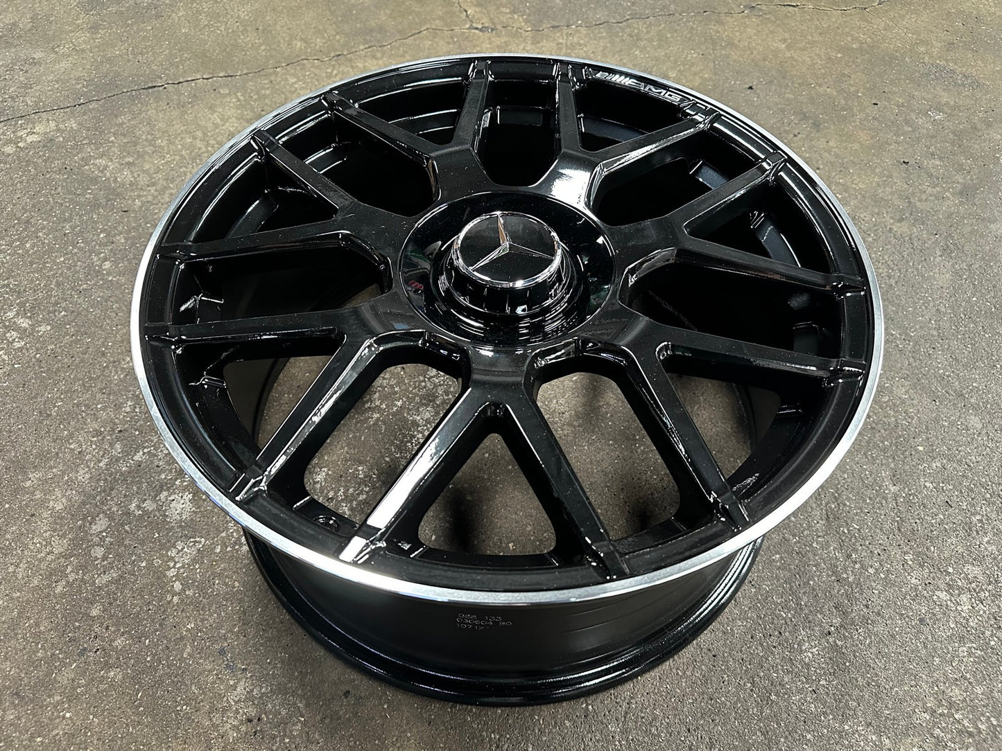 New 18X8 ET42 Mercedes AMG Design Rim (4 wheel) Gloss Black 5X112