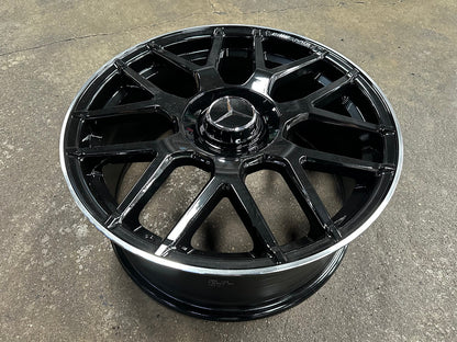 New 18X8 ET42 Mercedes AMG Design Rim (4 wheel) Gloss Black 5X112