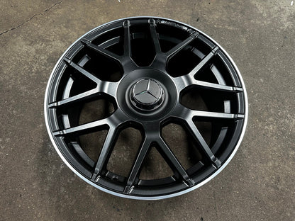 New 18X8 ET42 Mercedes AMG Design Rim (4 wheel) Matt Black 5X112