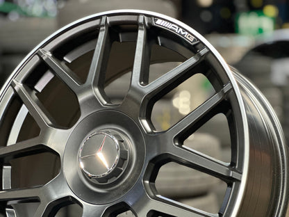 New 18X8 ET42 Mercedes AMG Design Rim (4 wheel) Matt Black 5X112