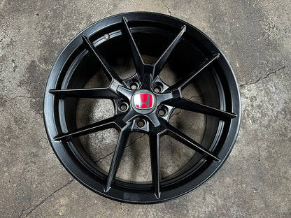 New 18X8 ET43 Civic HRV CRV Type R FL5 Design Rim (4 wheel) Matt Black 5X114.3
