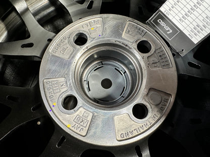 New 15X6.5 ET38 Lenso Yeti Rim (4 wheel) Hyper Black 4X100