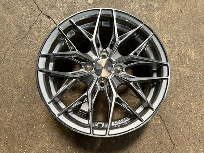 New 15X6.5 ET38 Lenso Yeti Rim (4 wheel) Gloss Silver 4X100