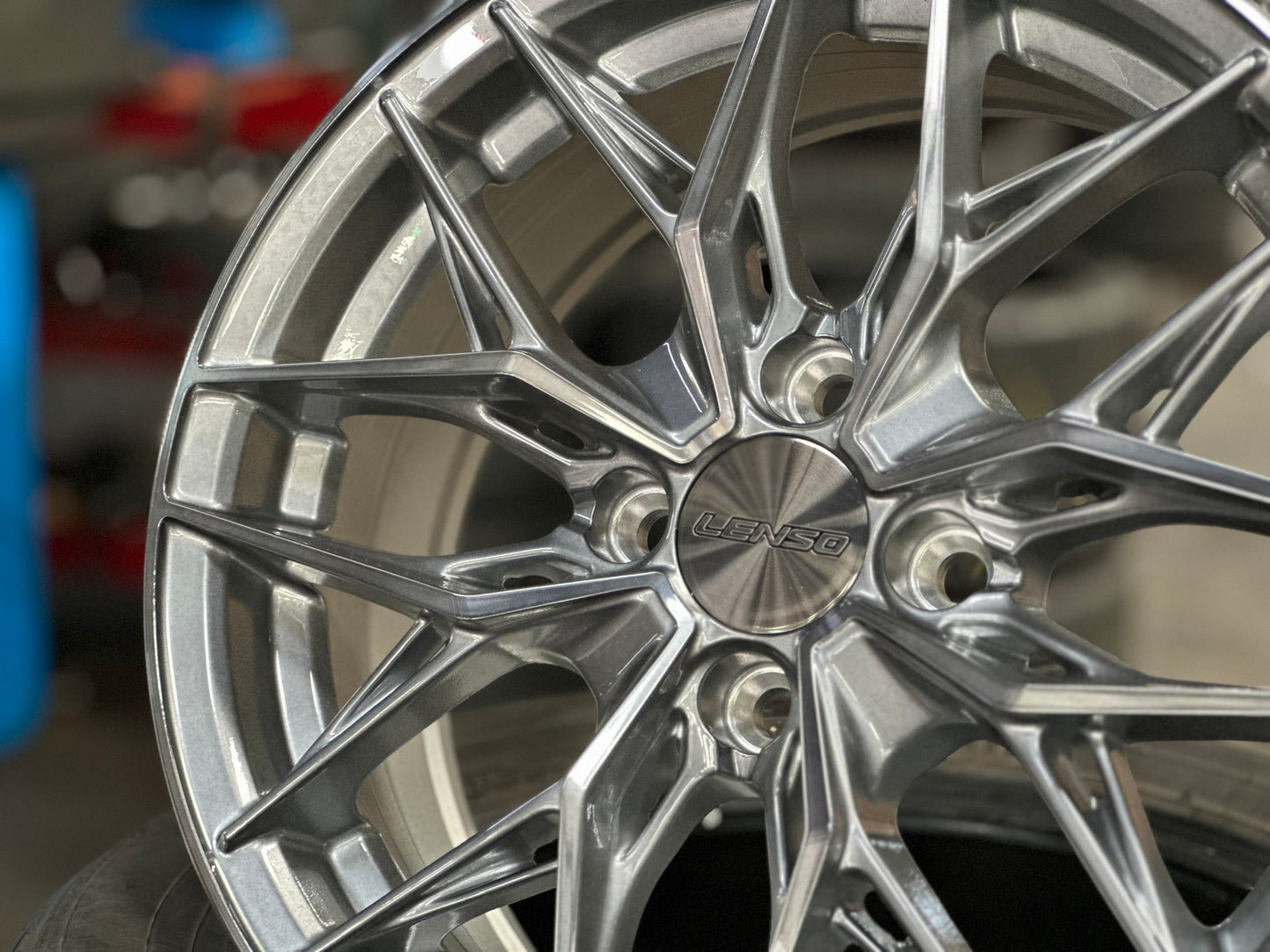 New 15X6.5 ET38 Lenso Yeti Rim (4 wheel) Gloss Silver 4X100