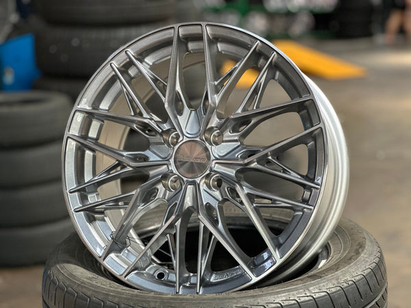 New 16X7 ET40 Lenso Yeti Rim (4 wheel) Gloss Black 4X100