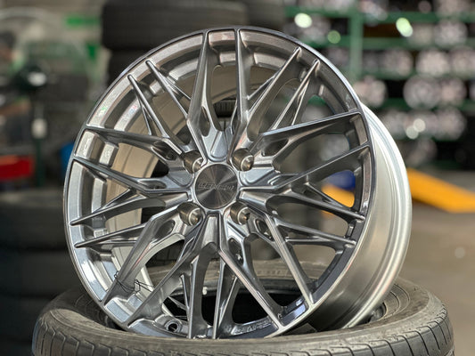 New 16X7 ET40 Lenso Yeti Rim (4 wheel) Gloss Black 4X100