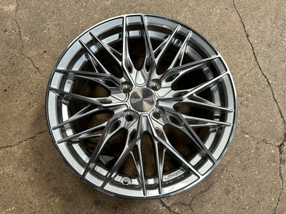 New 16X7 ET40 Lenso Yeti Rim (4 wheel) Gloss Black 4X100