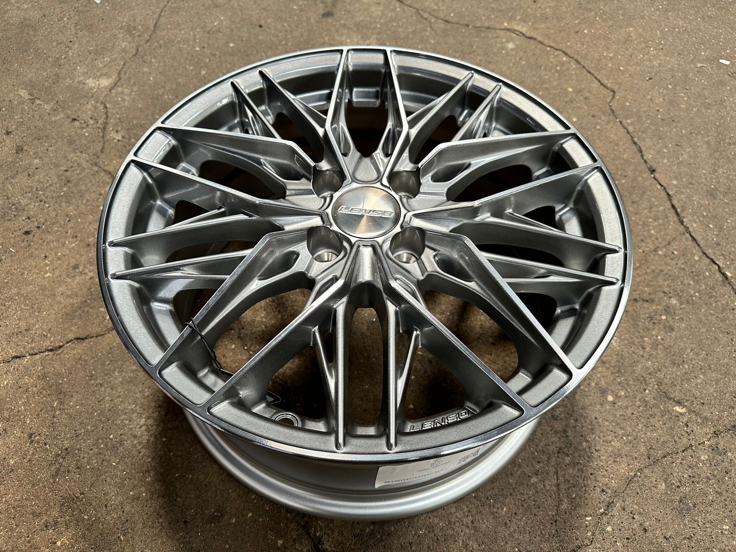 New 16X7 ET40 Lenso Yeti Rim (4 wheel) Gloss Black 4X100