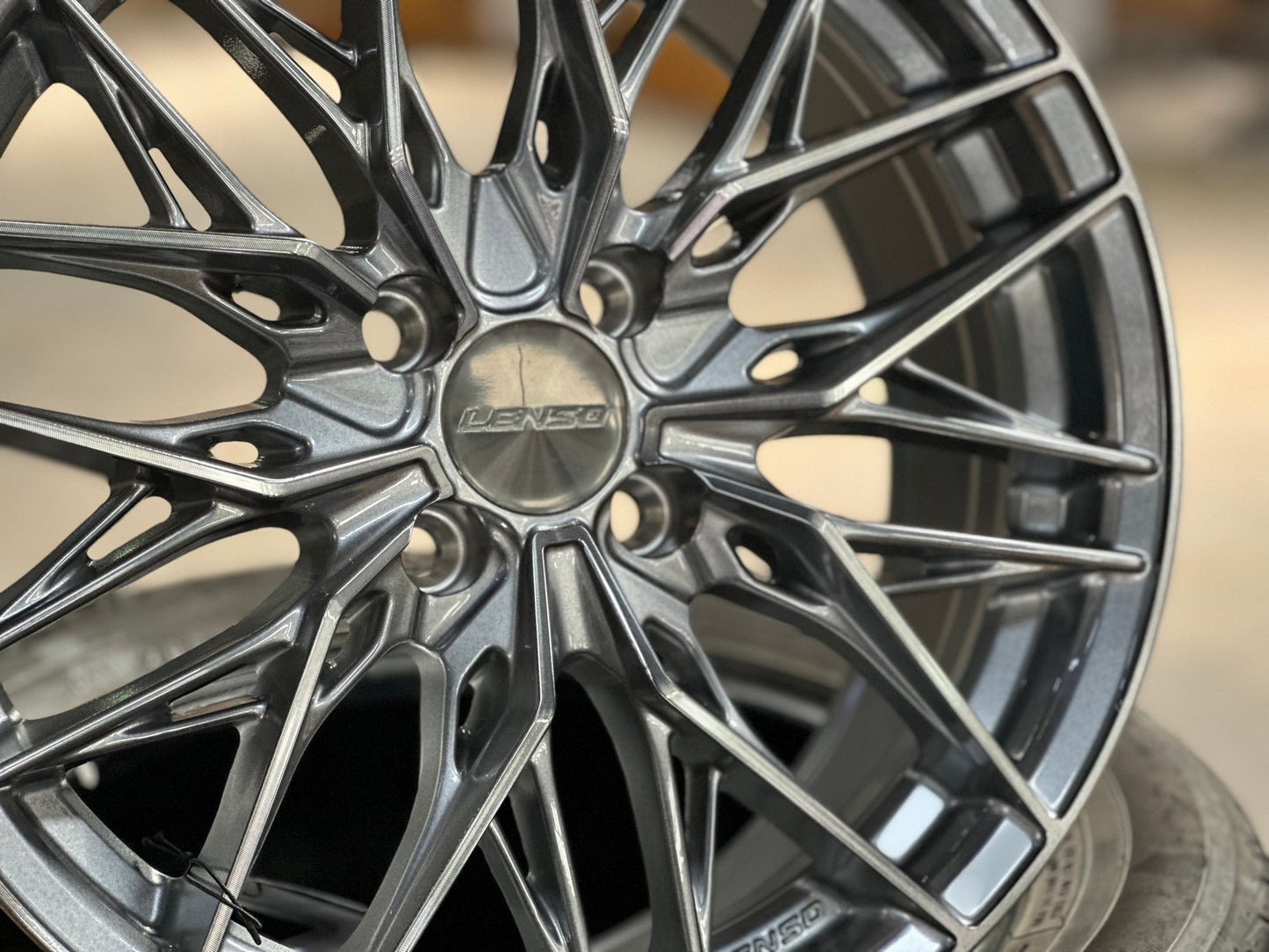 New 16X7 ET40 Lenso Yeti Rim (4 wheel) Gloss Black 4X100