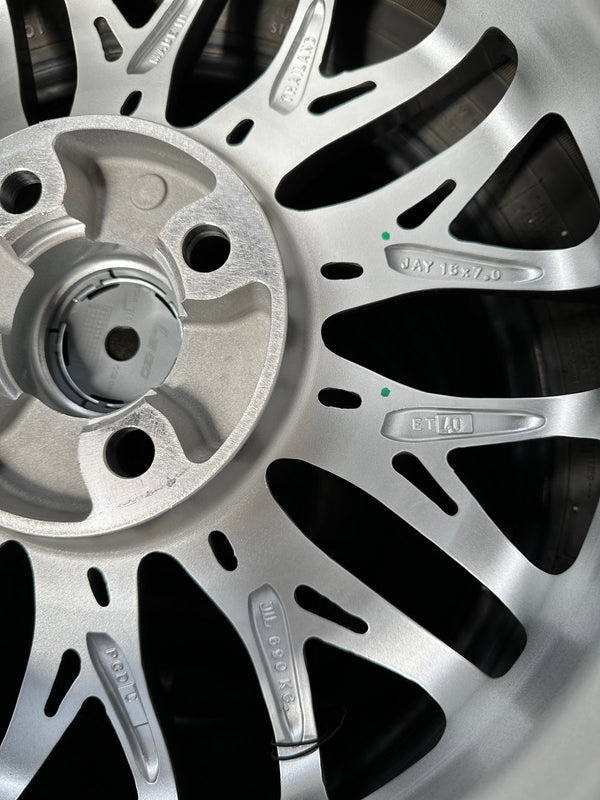 New 16X7 ET40 Lenso Yeti Rim (4 wheel) Gloss Black 4X100