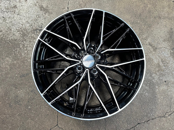 New 17X7.5 ET35 Lenso Yeti Rim (4 wheel) Gloss Black PF 4X100