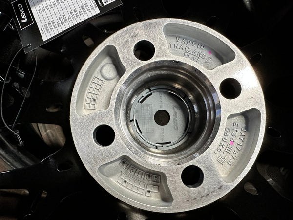 New 17X7.5 ET35 Lenso Yeti Rim (4 wheel) Gloss Black PF 4X100