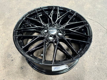 New 17X7.5 ET35 Lenso Yeti Rim (4 wheel) Gloss Black 4X100