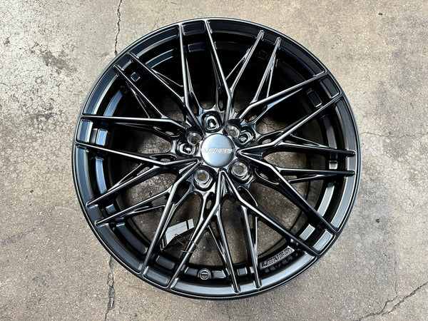 New 17X7.5 ET35 Lenso Yeti Rim (4 wheel) Matt Black 4X100