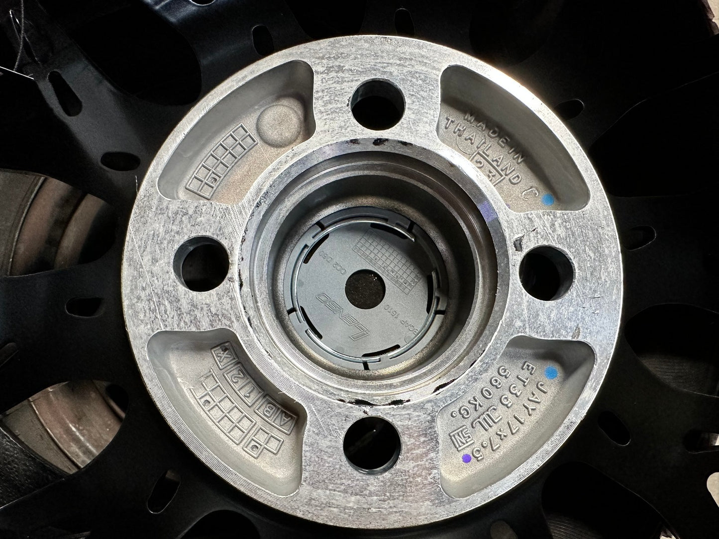 New 17X7.5 ET35 Lenso Yeti Rim (4 wheel) Matt Black 4X100