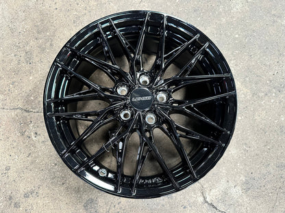 New 17X7.5 ET35 Lenso Yeti Rim (4 wheel) Gloss Black 5X114.3