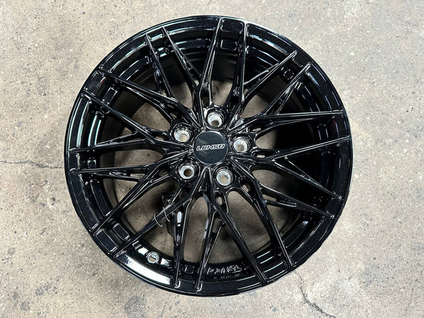 New 17X7.5 ET35 Lenso Yeti Rim (4 wheel) Gloss Black 5X114.3