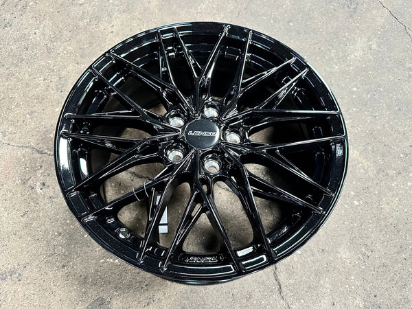 New 17X7.5 ET35 Lenso Yeti Rim (4 wheel) Gloss Black 5X114.3
