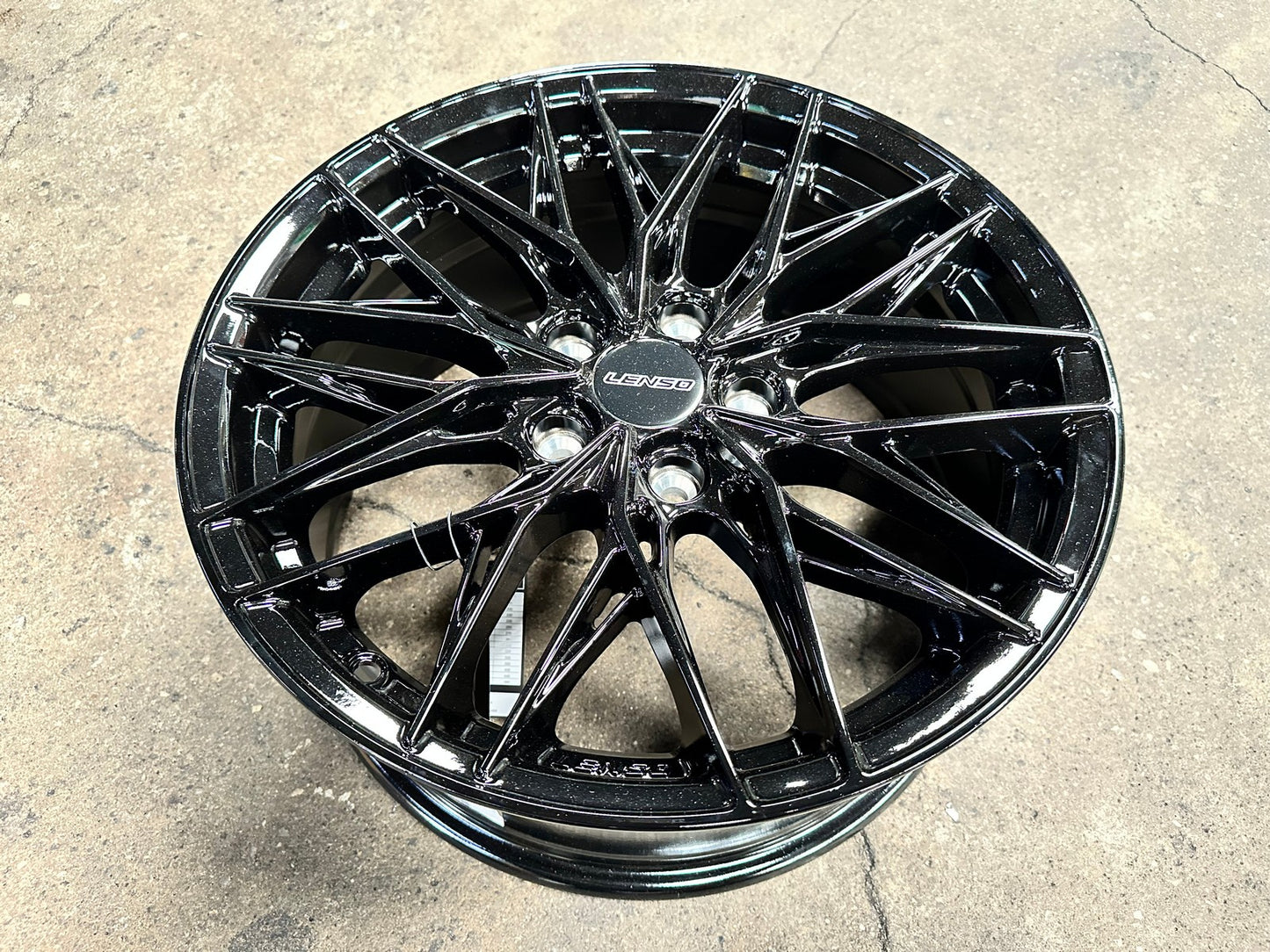 New 17X7.5 ET35 Lenso Yeti Rim (4 wheel) Gloss Black 5X114.3