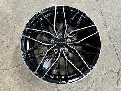 New 17X7.5 ET35 Lenso Yeti Rim (4 wheel) Gloss Black PF 5X114.3