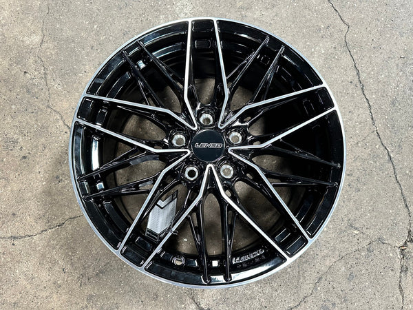 New 17X7.5 ET35 Lenso Yeti Rim (4 wheel) Gloss Black PF 5X114.3