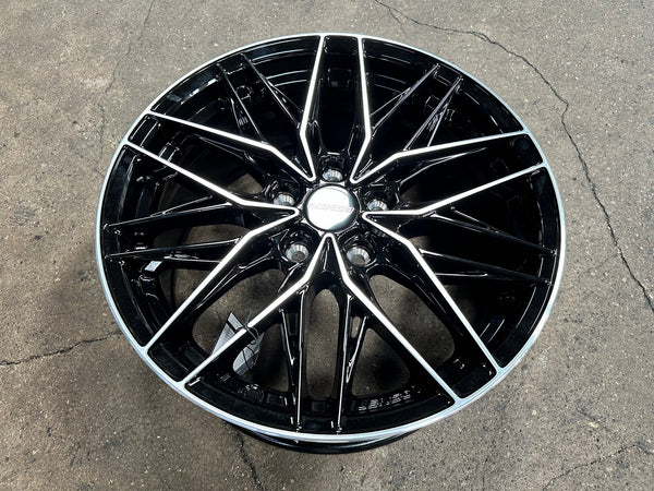 New 17X7.5 ET35 Lenso Yeti Rim (4 wheel) Gloss Black PF 5X114.3