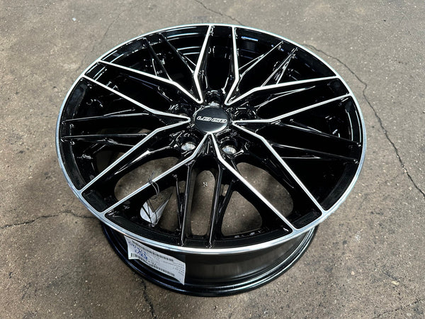 New 17X7.5 ET35 Lenso Yeti Rim (4 wheel) Gloss Black PF 5X114.3