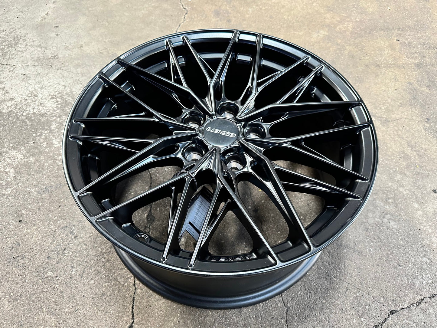 New 17X7.5 ET35 Lenso Yeti Rim (4 wheel) Matt Black 5X114.3