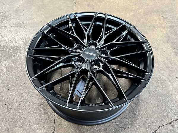 New 17X7.5 ET35 Lenso Yeti Rim (4 wheel) Matt Black 5X114.3
